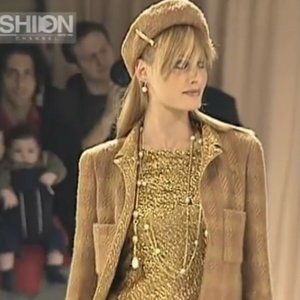 Chanel Tweed Lamé Trim Gripoix Button 3 Pieces Set